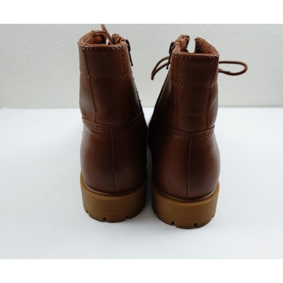 Frye and Co. Men\'s Kip Flat Heel Lace Up Boots Brush Brown Size 12M main image 7